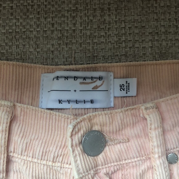 Orange corduroy shorts - Picture 3 of 4